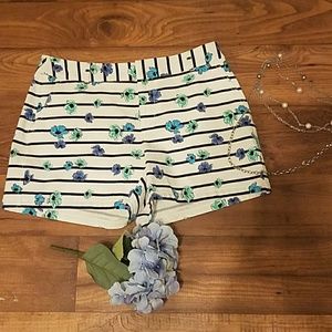 Elle Floral Stripe shorts